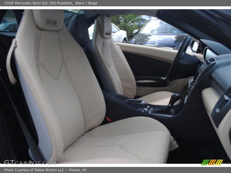 Black / Beige 2008 Mercedes-Benz SLK 280 Roadster
