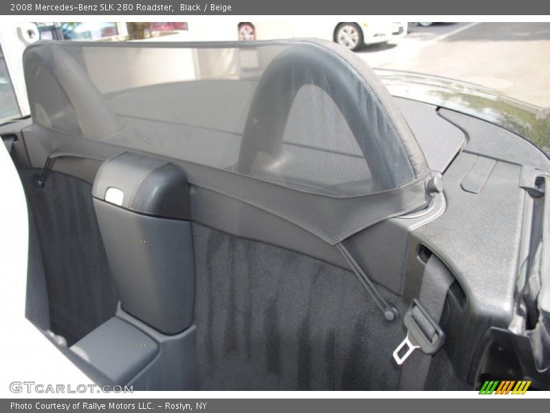 Black / Beige 2008 Mercedes-Benz SLK 280 Roadster