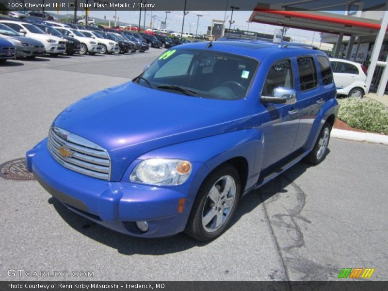 Blue Flash Metallic / Ebony 2009 Chevrolet HHR LT