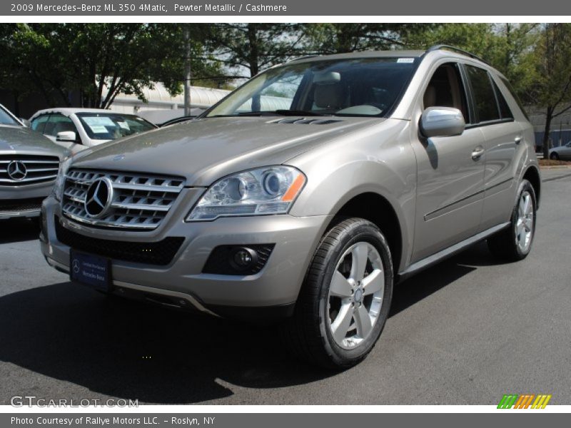 Pewter Metallic / Cashmere 2009 Mercedes-Benz ML 350 4Matic