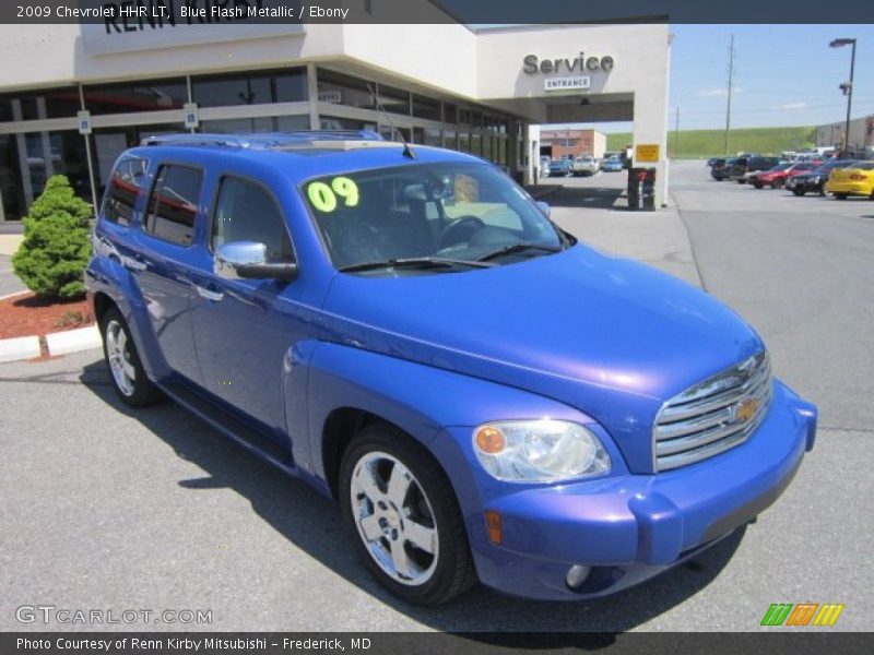 Blue Flash Metallic / Ebony 2009 Chevrolet HHR LT