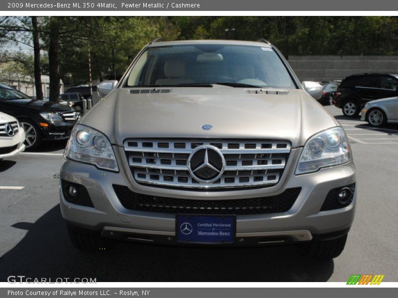 Pewter Metallic / Cashmere 2009 Mercedes-Benz ML 350 4Matic