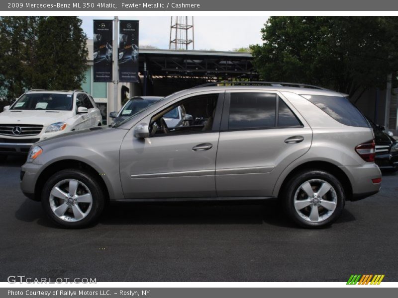 Pewter Metallic / Cashmere 2009 Mercedes-Benz ML 350 4Matic