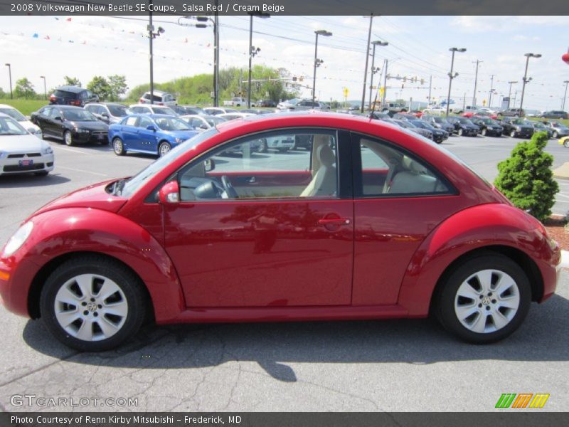 Salsa Red / Cream Beige 2008 Volkswagen New Beetle SE Coupe