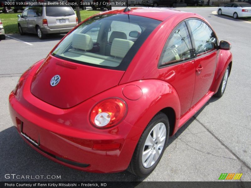 Salsa Red / Cream Beige 2008 Volkswagen New Beetle SE Coupe