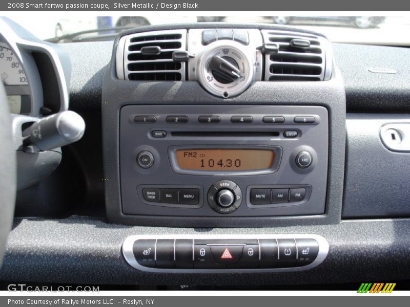 Silver Metallic / Design Black 2008 Smart fortwo passion coupe