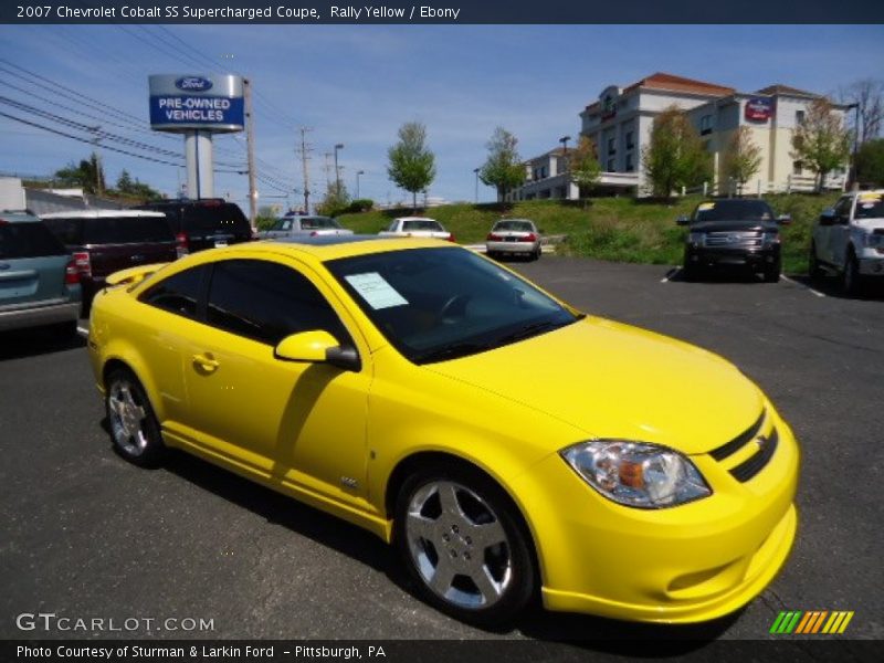 Rally Yellow / Ebony 2007 Chevrolet Cobalt SS Supercharged Coupe