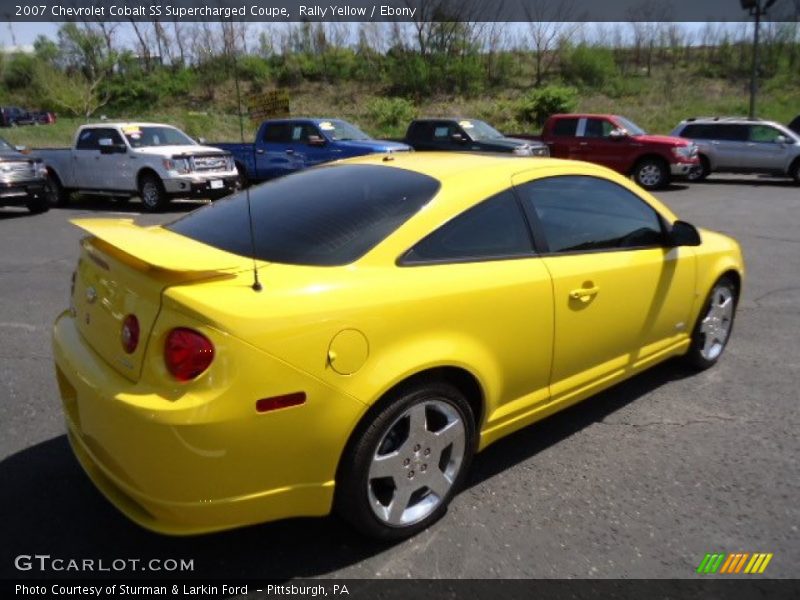 Rally Yellow / Ebony 2007 Chevrolet Cobalt SS Supercharged Coupe