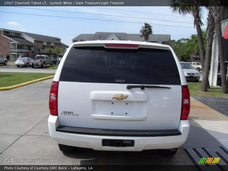 Summit White / Dark Titanium/Light Titanium 2007 Chevrolet Tahoe LT