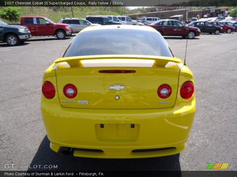 Rally Yellow / Ebony 2007 Chevrolet Cobalt SS Supercharged Coupe