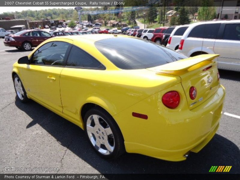 Rally Yellow / Ebony 2007 Chevrolet Cobalt SS Supercharged Coupe