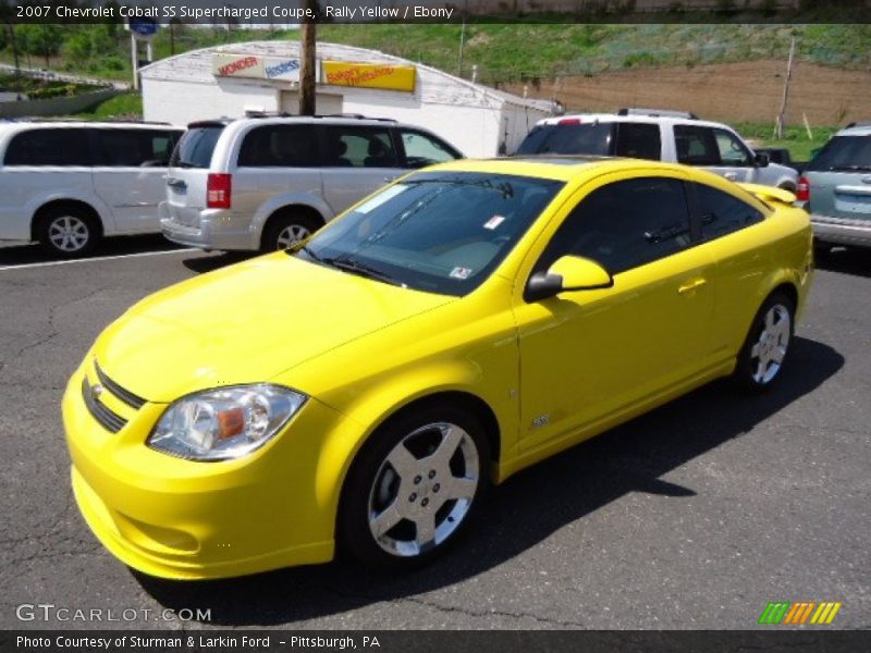 Rally Yellow / Ebony 2007 Chevrolet Cobalt SS Supercharged Coupe