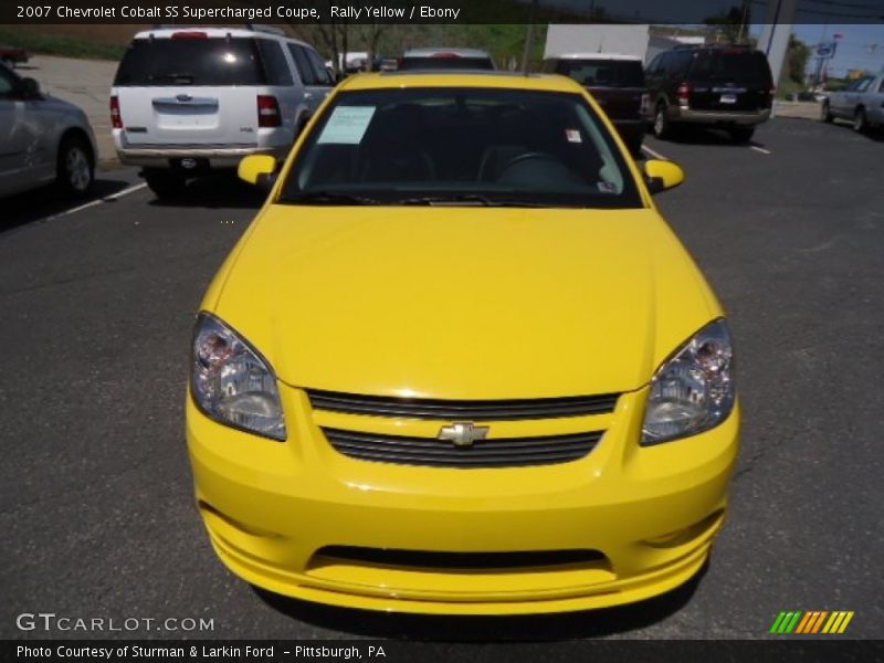 Rally Yellow / Ebony 2007 Chevrolet Cobalt SS Supercharged Coupe