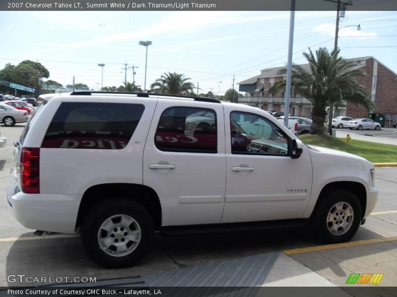 Summit White / Dark Titanium/Light Titanium 2007 Chevrolet Tahoe LT