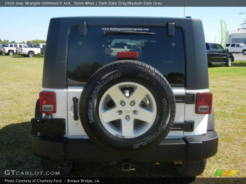 Stone White / Dark Slate Gray/Medium Slate Gray 2009 Jeep Wrangler Unlimited X 4x4