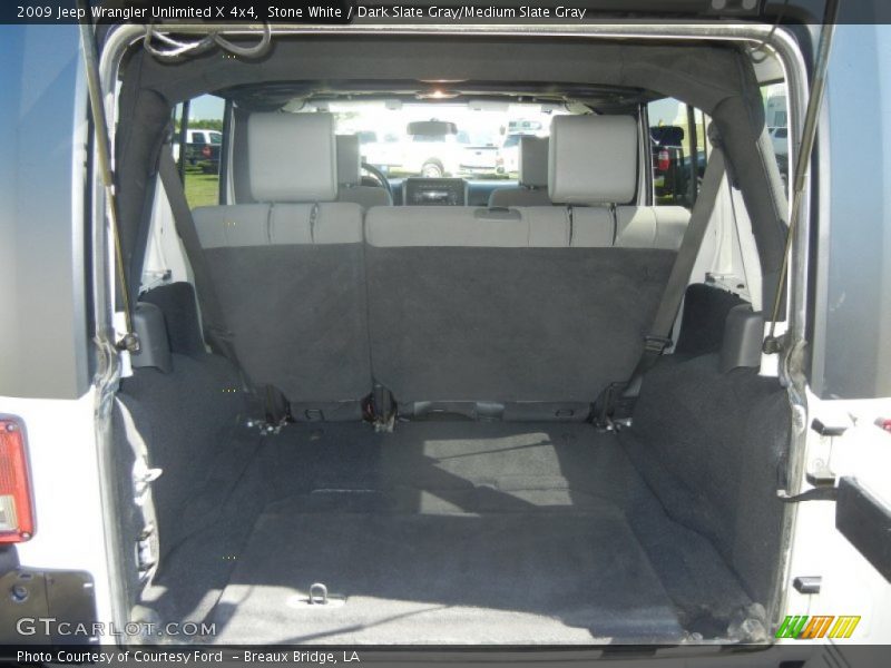 Stone White / Dark Slate Gray/Medium Slate Gray 2009 Jeep Wrangler Unlimited X 4x4