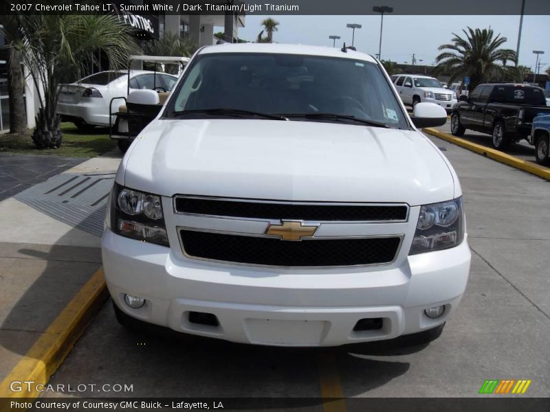 Summit White / Dark Titanium/Light Titanium 2007 Chevrolet Tahoe LT