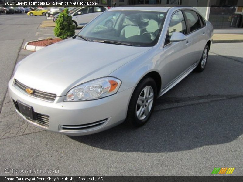 Silver Ice Metallic / Ebony 2010 Chevrolet Impala LS