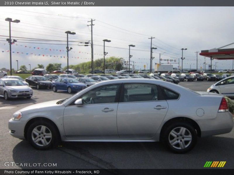 Silver Ice Metallic / Ebony 2010 Chevrolet Impala LS