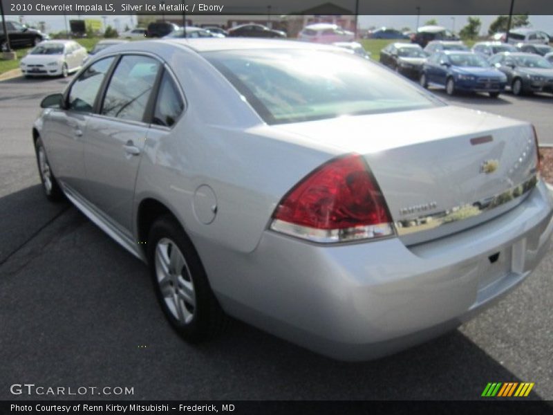 Silver Ice Metallic / Ebony 2010 Chevrolet Impala LS