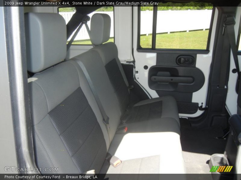 Stone White / Dark Slate Gray/Medium Slate Gray 2009 Jeep Wrangler Unlimited X 4x4