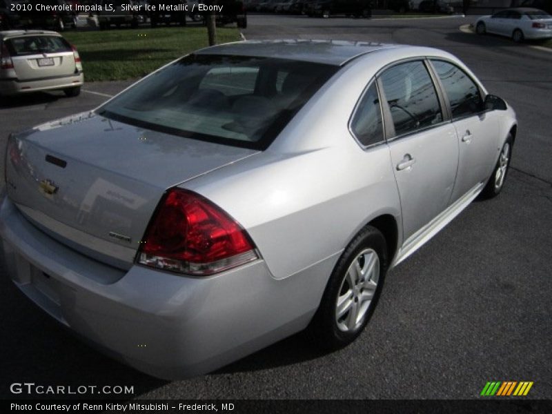 Silver Ice Metallic / Ebony 2010 Chevrolet Impala LS