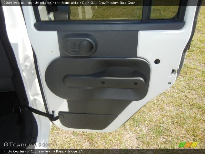 Stone White / Dark Slate Gray/Medium Slate Gray 2009 Jeep Wrangler Unlimited X 4x4