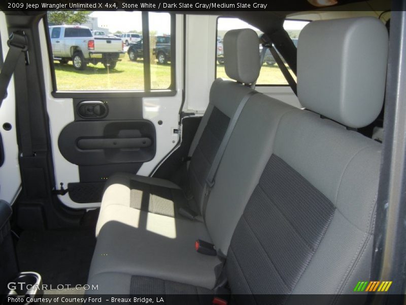 Stone White / Dark Slate Gray/Medium Slate Gray 2009 Jeep Wrangler Unlimited X 4x4