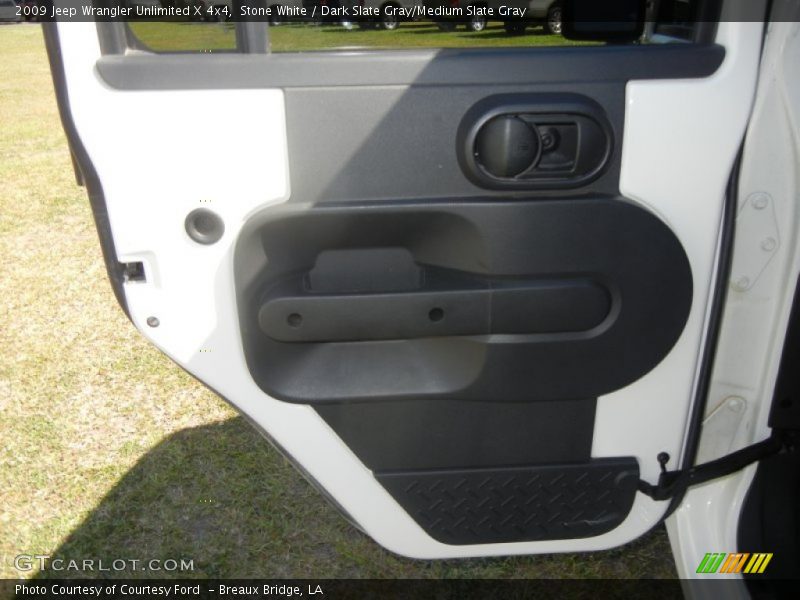 Stone White / Dark Slate Gray/Medium Slate Gray 2009 Jeep Wrangler Unlimited X 4x4