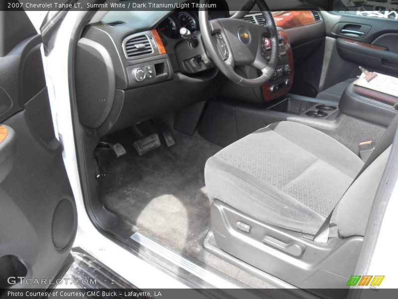 Summit White / Dark Titanium/Light Titanium 2007 Chevrolet Tahoe LT