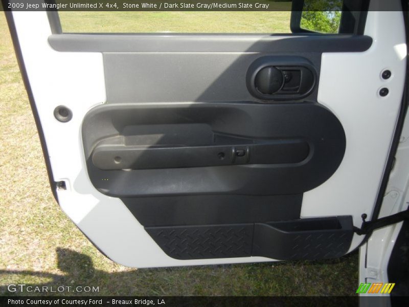 Stone White / Dark Slate Gray/Medium Slate Gray 2009 Jeep Wrangler Unlimited X 4x4