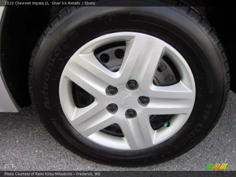 Silver Ice Metallic / Ebony 2010 Chevrolet Impala LS