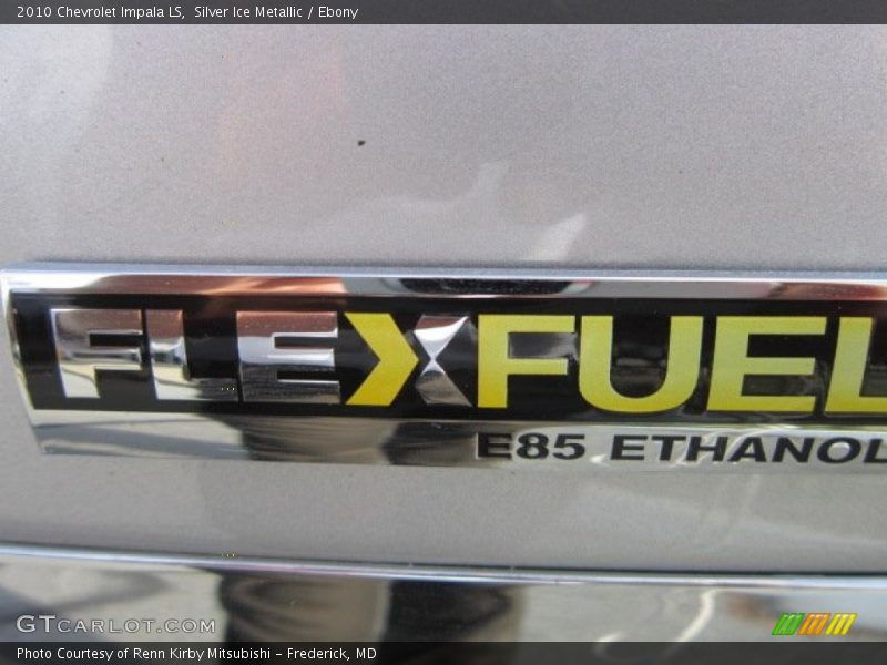 Silver Ice Metallic / Ebony 2010 Chevrolet Impala LS