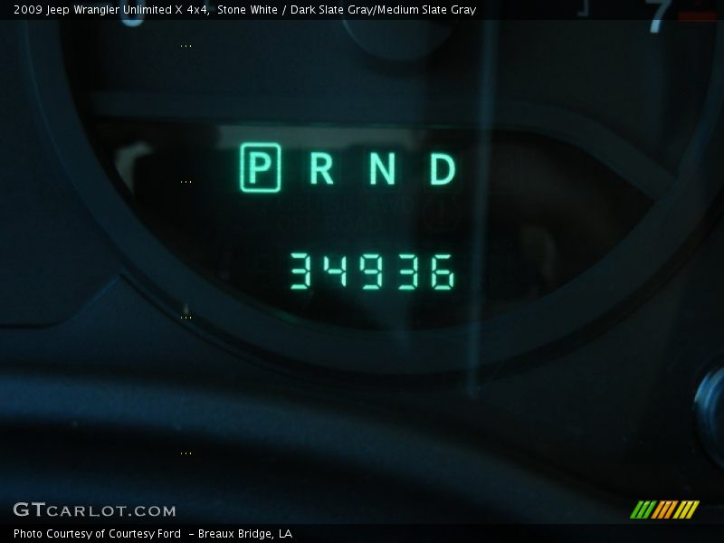 Stone White / Dark Slate Gray/Medium Slate Gray 2009 Jeep Wrangler Unlimited X 4x4