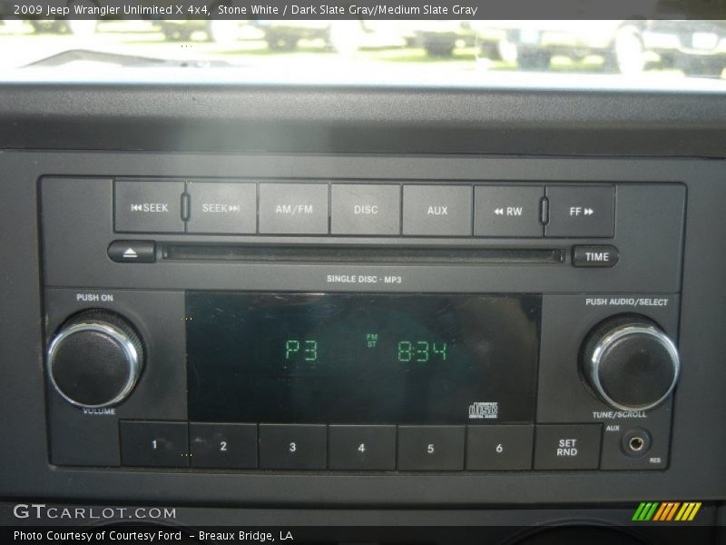 Stone White / Dark Slate Gray/Medium Slate Gray 2009 Jeep Wrangler Unlimited X 4x4