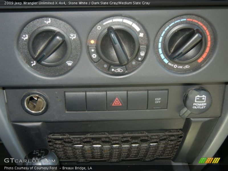 Stone White / Dark Slate Gray/Medium Slate Gray 2009 Jeep Wrangler Unlimited X 4x4