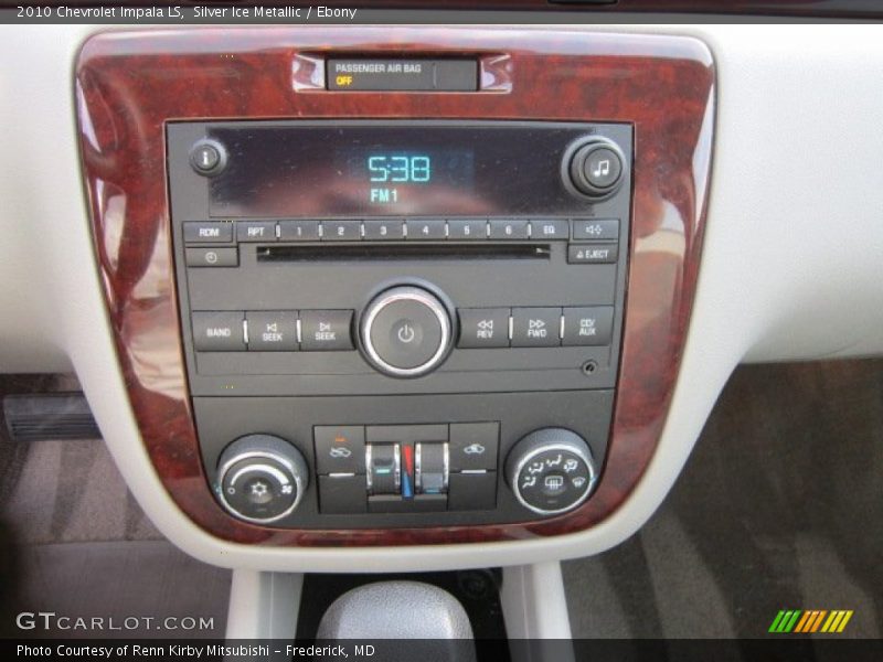 Silver Ice Metallic / Ebony 2010 Chevrolet Impala LS