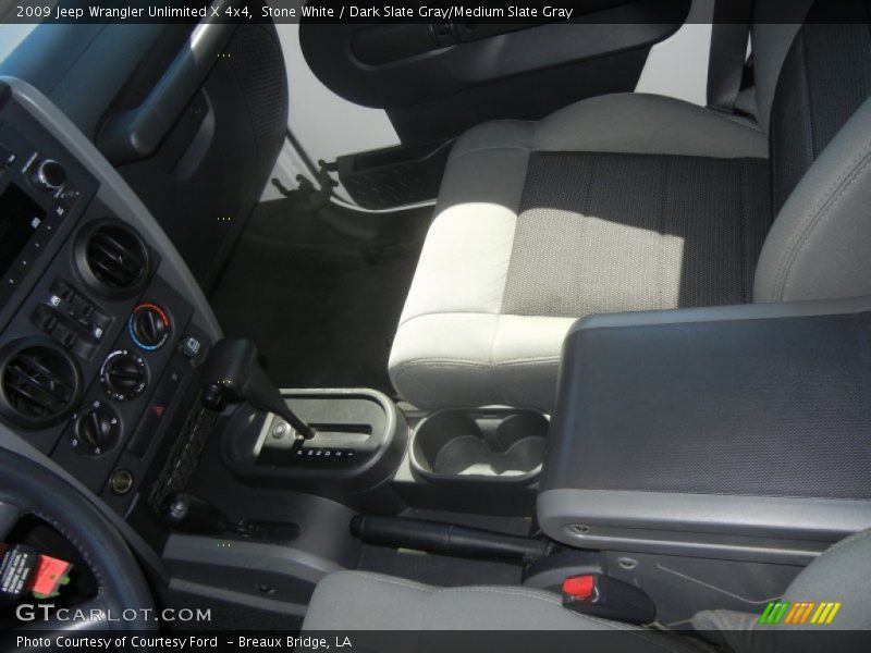 Stone White / Dark Slate Gray/Medium Slate Gray 2009 Jeep Wrangler Unlimited X 4x4