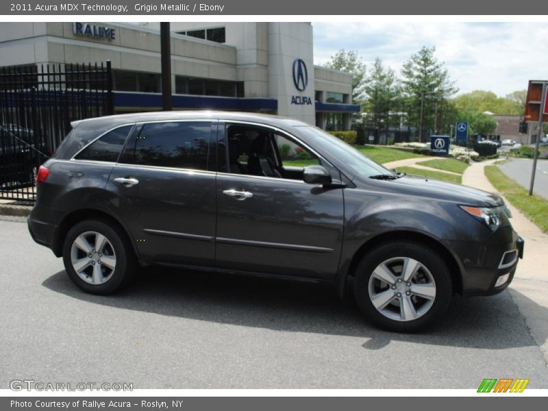Grigio Metallic / Ebony 2011 Acura MDX Technology