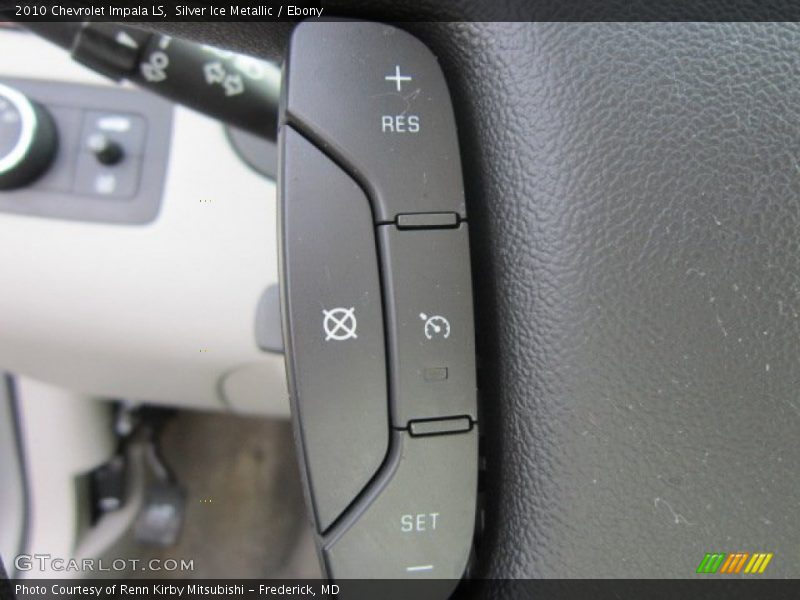Silver Ice Metallic / Ebony 2010 Chevrolet Impala LS