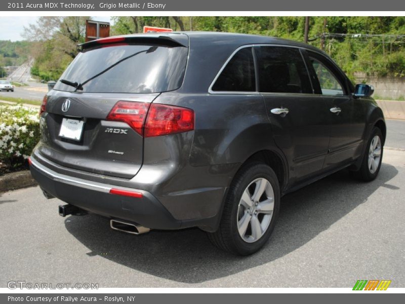 Grigio Metallic / Ebony 2011 Acura MDX Technology