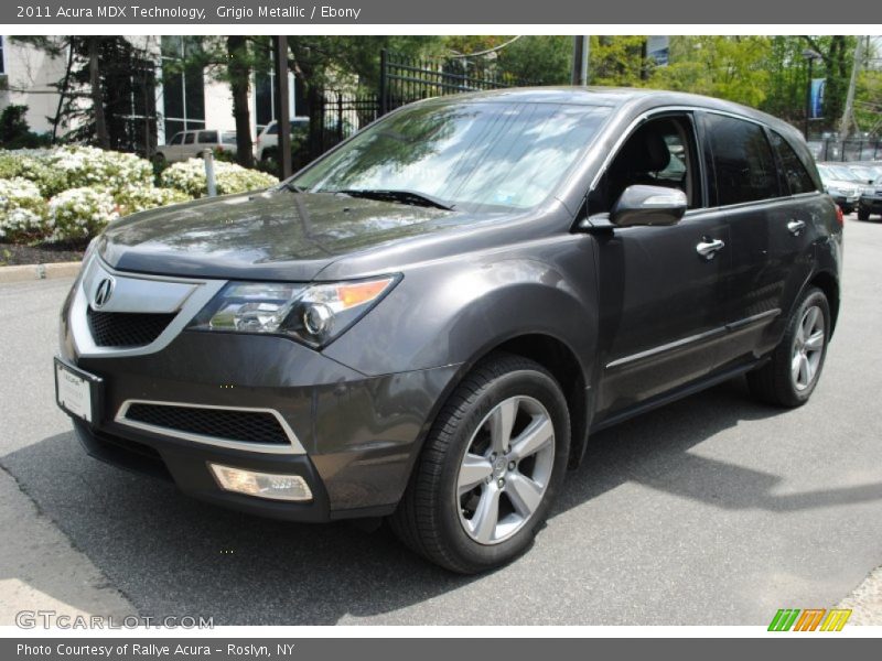Grigio Metallic / Ebony 2011 Acura MDX Technology