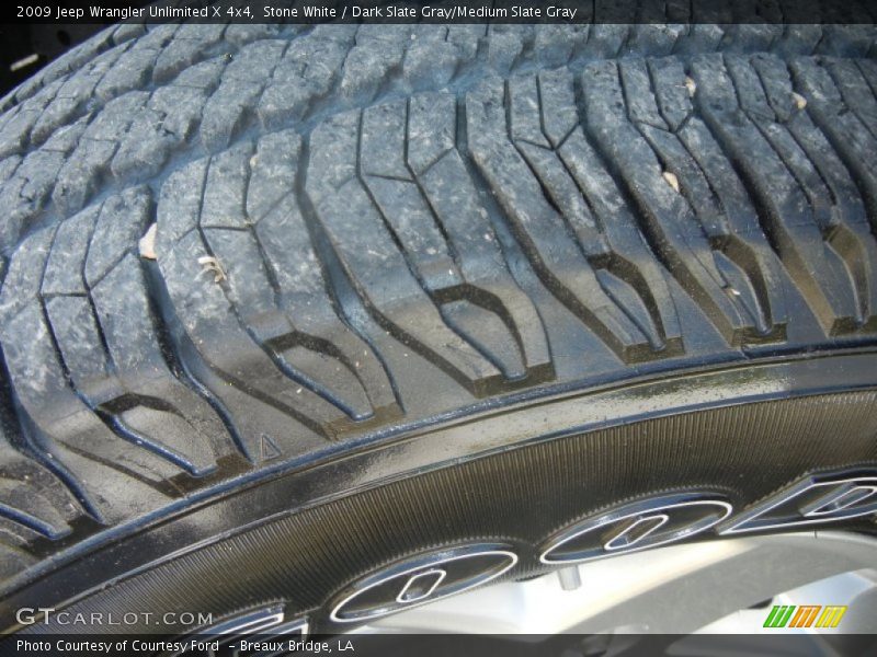 Stone White / Dark Slate Gray/Medium Slate Gray 2009 Jeep Wrangler Unlimited X 4x4