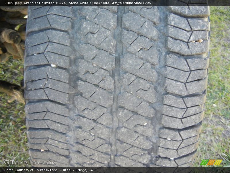 Stone White / Dark Slate Gray/Medium Slate Gray 2009 Jeep Wrangler Unlimited X 4x4