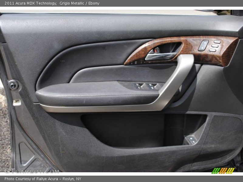 Grigio Metallic / Ebony 2011 Acura MDX Technology