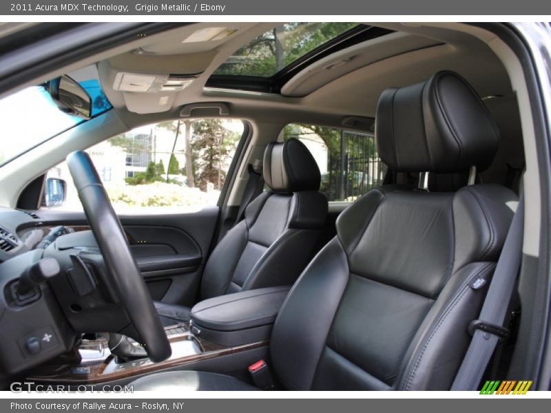 Grigio Metallic / Ebony 2011 Acura MDX Technology