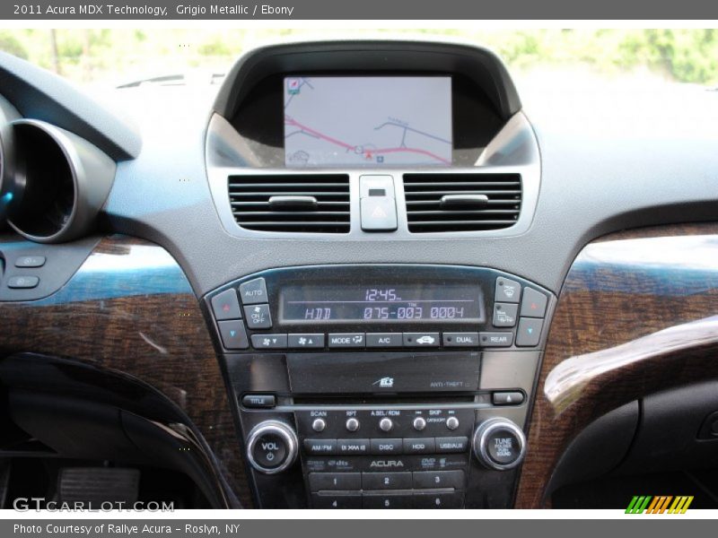 Grigio Metallic / Ebony 2011 Acura MDX Technology