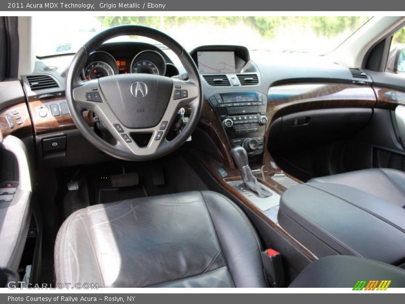 Grigio Metallic / Ebony 2011 Acura MDX Technology
