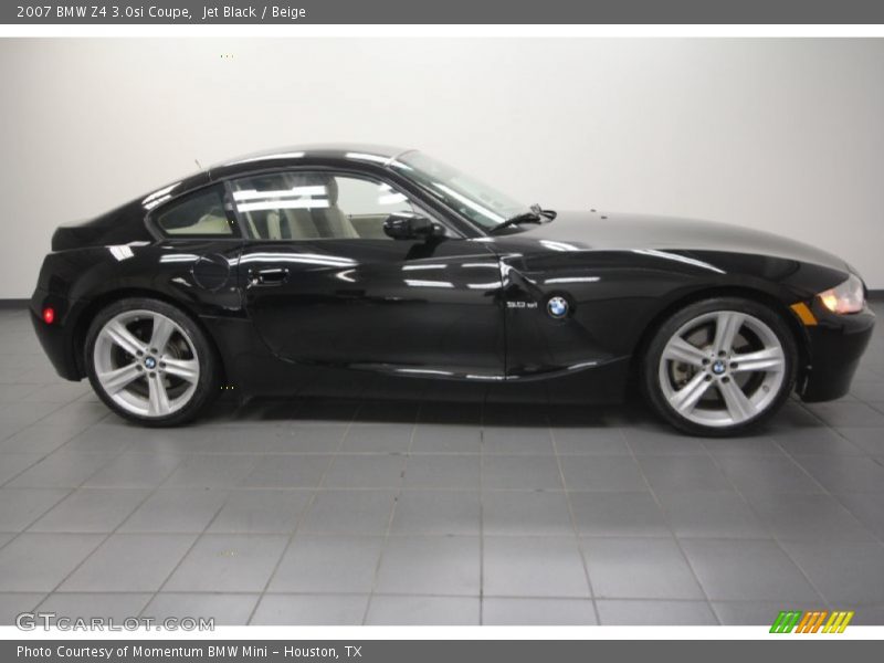 Jet Black / Beige 2007 BMW Z4 3.0si Coupe