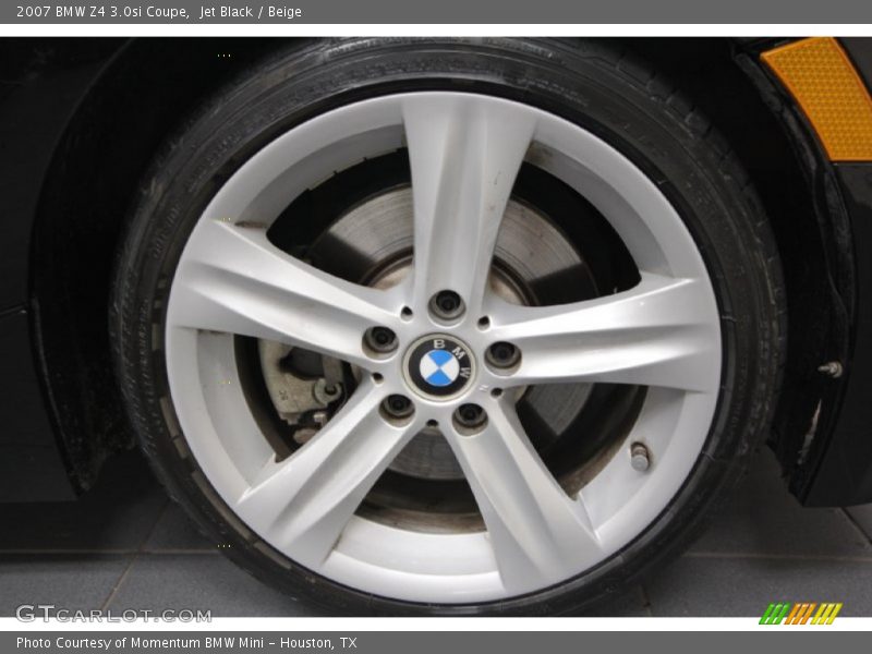 Jet Black / Beige 2007 BMW Z4 3.0si Coupe